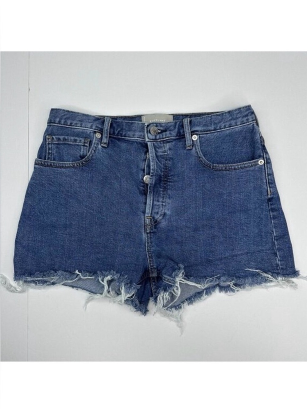 Everlane Women’s Blue The Cheeky Jean Cut-Off Shorts‎ W28-30/L2